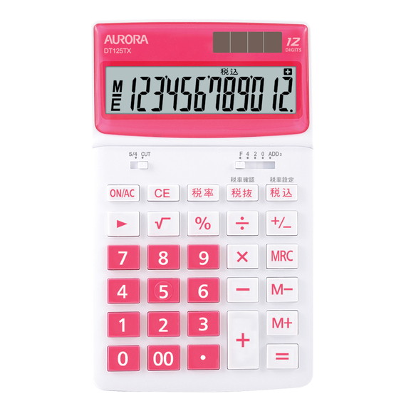 AURORA JAPAN ｜ オーロラジャパン株式会社 | calculator 電卓 DT125TX-R